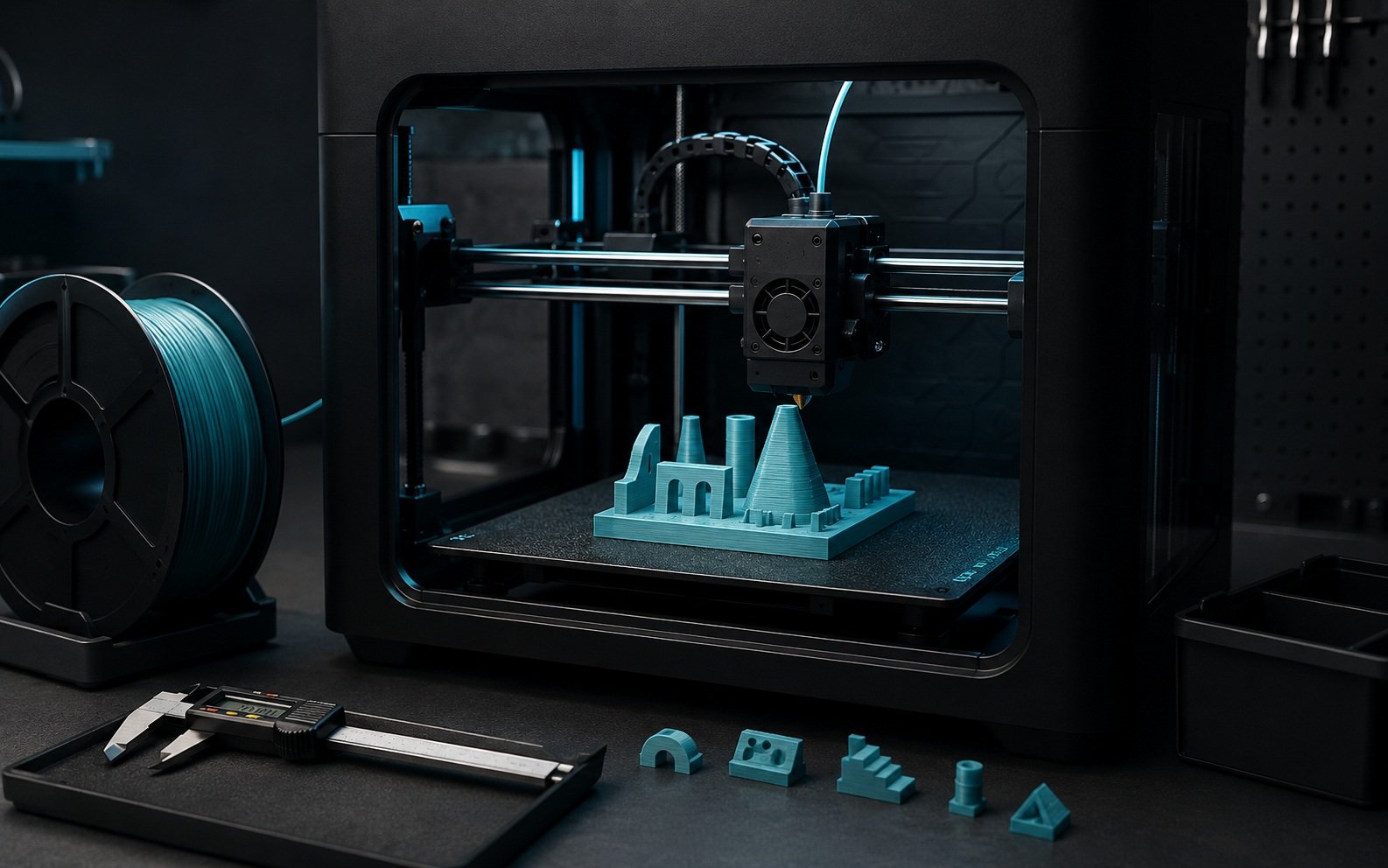 SPECOPS 3D print evaluation under industrial workshop lighting