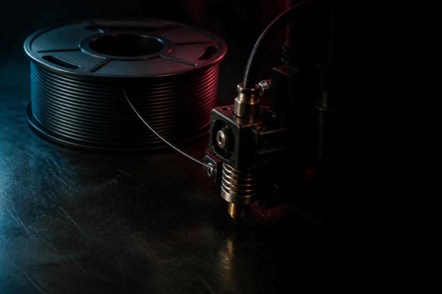 SPECOPS 3D filament spool prepared for precision 3D printing